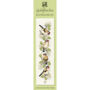 Gold Finches - Cross Stitch Bookmark Kit