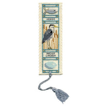 Load image into Gallery viewer, Heron - Cross Stitch Bookmark Kit