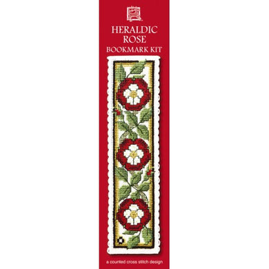 Heraldic Rose - Cross Stitch Bookmark Kit