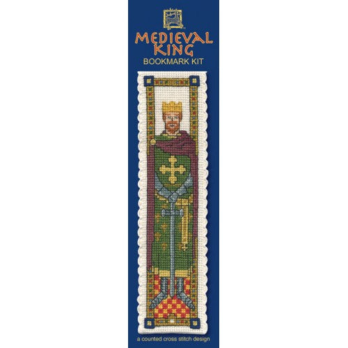 Medieval King - Cross Stitch Bookmark Kit