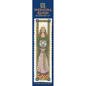 Medieval Queen - Cross Stitch Bookmark Kit