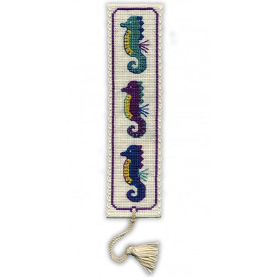 Seahorses - Cross Stitch Bookmark Kit