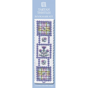 Tartan Thistles - Cross Stitch Bookmark Kit