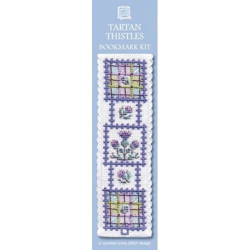 Tartan Thistles - Cross Stitch Bookmark Kit