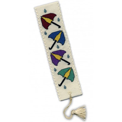 Umbrellas - Cross Stitch Bookmark Kit