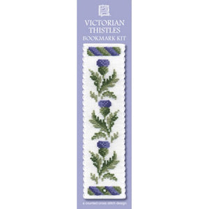Victorian Thistles - Cross Stitch Bookmark Kit