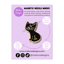 Load image into Gallery viewer, Black Cat Needle Minder