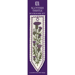 Scottish Thistle - Cross Stitch Bookmark Kit
