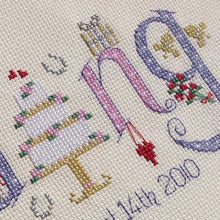 Load image into Gallery viewer, Wedding Cross Stitch Kit