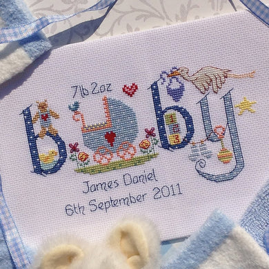 Baby Boy Cross Stitch Kit