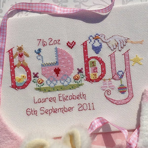 Baby Girl Cross Stitch Kit