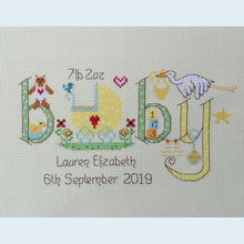 Load image into Gallery viewer, Neutral Baby Cross Stitch Kit
