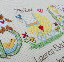 Load image into Gallery viewer, Neutral Baby Cross Stitch Kit