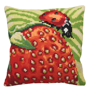 Garriguette (Ladybird) - Cross Stitch Cushion Front Kit