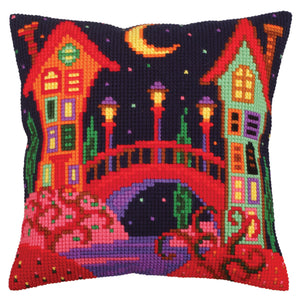 Bridge to Fairy Tale - Cross Stitch Cushion Front Kit
