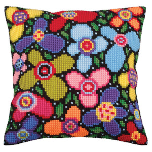 Flower Glade - Cross Stitch Cushion Front Kit