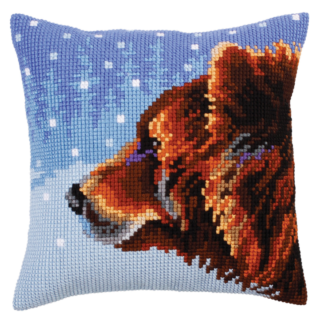 Winter Animals - Cross Stitch Cushion Front Kit