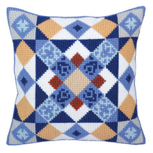 Load image into Gallery viewer, Majolica - Cross Stitch Cushion Front Kit