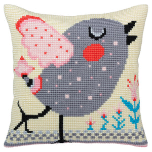 Spring Twitter Cross Stitch Cushion Front Kit