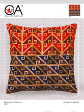 Load image into Gallery viewer, Peruvian Ornament - Cross Stitch Cushion Front Kit