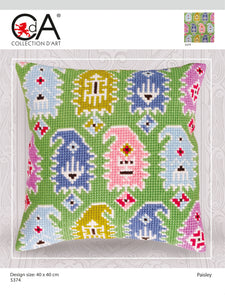Paisley - Cross Stitch Cushion Front Kit