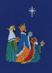 Three Kings - Christmas Card Cross Stitch Kit