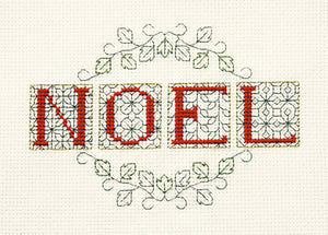 Noel - Christmas Card Cross Stitch Kit