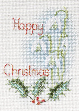 Snowdrops - Christmas Card Cross Stitch Kit