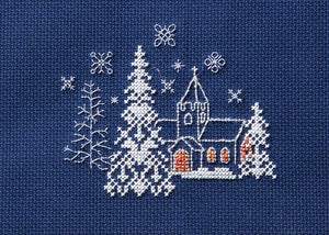 Let it Snow - Christmas Card Cross Stitch Kit