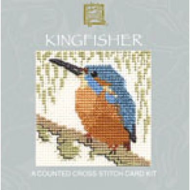 Kingfisher - Cross Stitch Mini Card Kit