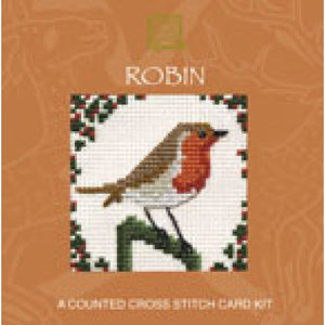 Robin - Cross Stitch Mini Card Kit