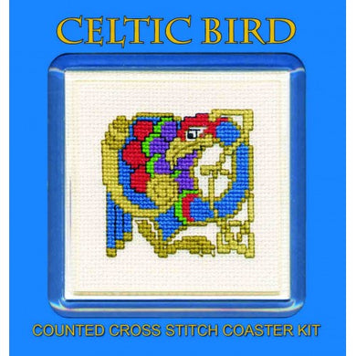 Celtic Bird - Cross Stitch Coaster Kit