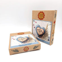 Load image into Gallery viewer, Embroidered Heart Felt Craft Kit