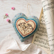 Load image into Gallery viewer, Embroidered Heart Felt Craft Kit