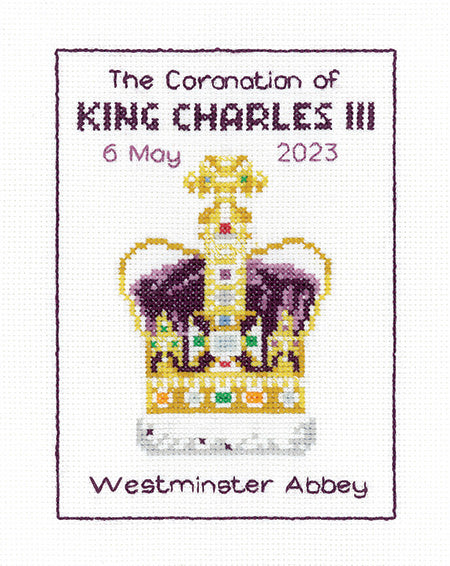 Coronation Celebration Cross Stitch Kit