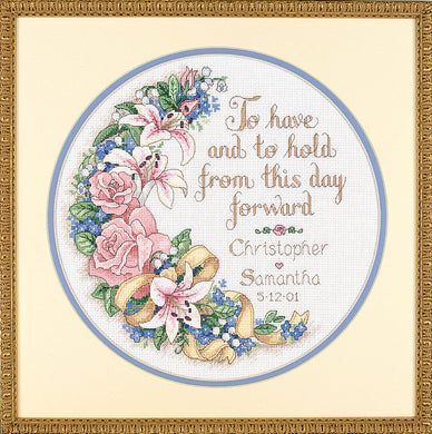 To Have and To Hold - Wedding Cross Stitch Kit