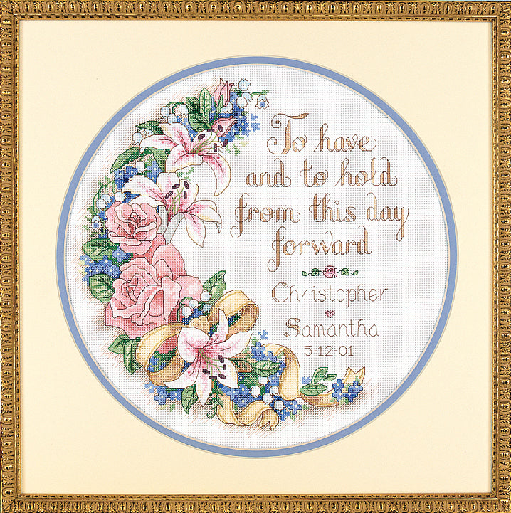 To Have and To Hold - Wedding Cross Stitch Kit