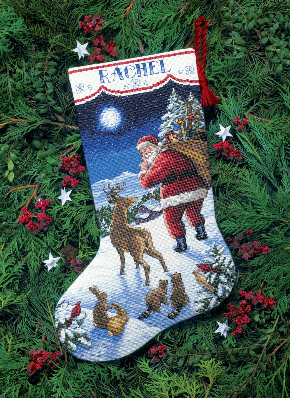 Santa's Arrival - Stocking Cross Stitch Kit