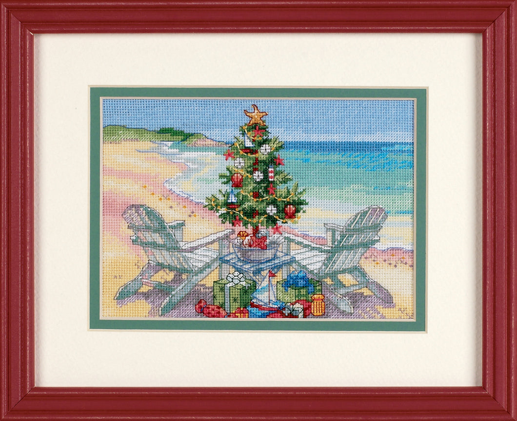 Christmas on the Beach Cross Stitch Kit