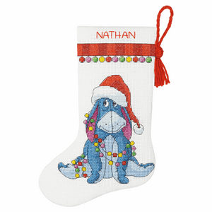 Eeyore - Petite Christmas Stocking Cross Stitch Kit