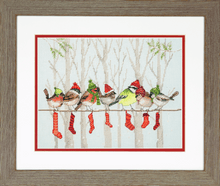 Load image into Gallery viewer, Winter Gathering Cross Stitch Kit