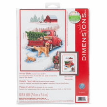 Load image into Gallery viewer, Winter Ride Cross Stitch Kit