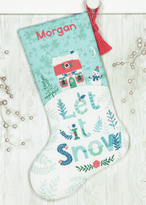 Holiday Home Stocking Cross Stitch Kit