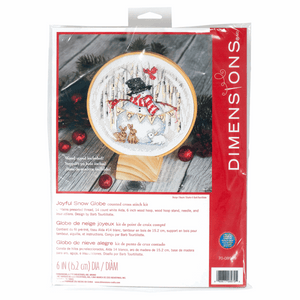 Joyful Snow Globe Cross Stitch Kit