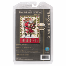 Load image into Gallery viewer, Believe in Santa Cross Stitch Kit