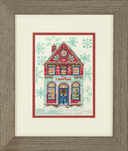 Load image into Gallery viewer, Holiday Home Cross Stitch Kit