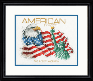 American Patriot Cross Stitch Kit