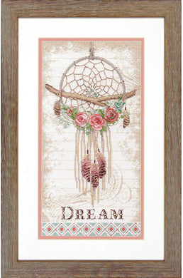 Floral Dreamcatcher Cross Stitch Kit