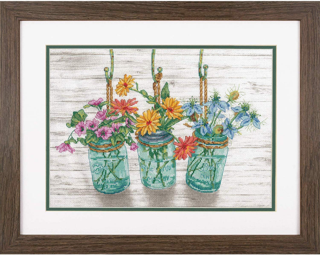 Flowering Jars Cross Stitch Kit