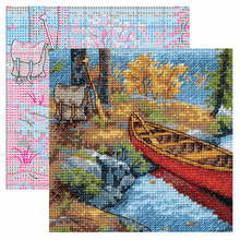 Load image into Gallery viewer, Outdoor Adventure Cross Stitch Kit